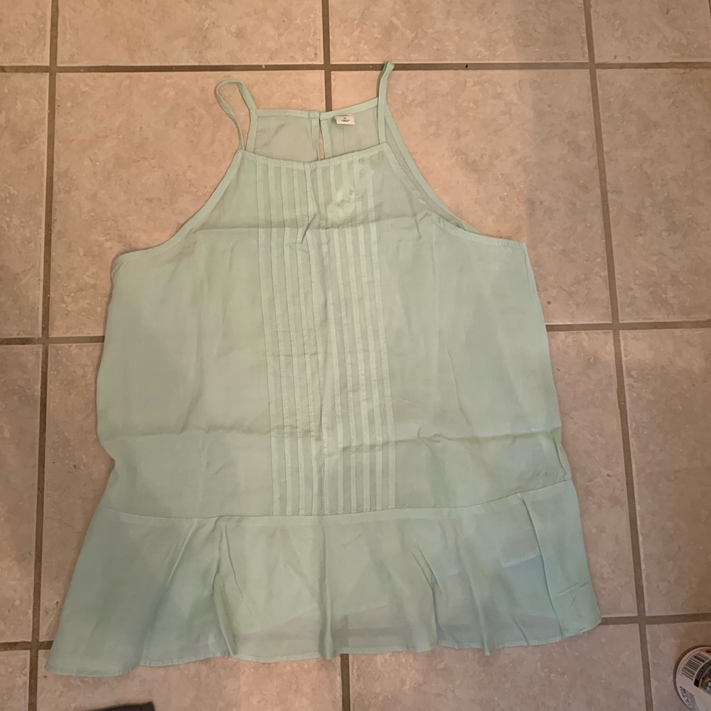 Old Navy high neck peplum tank